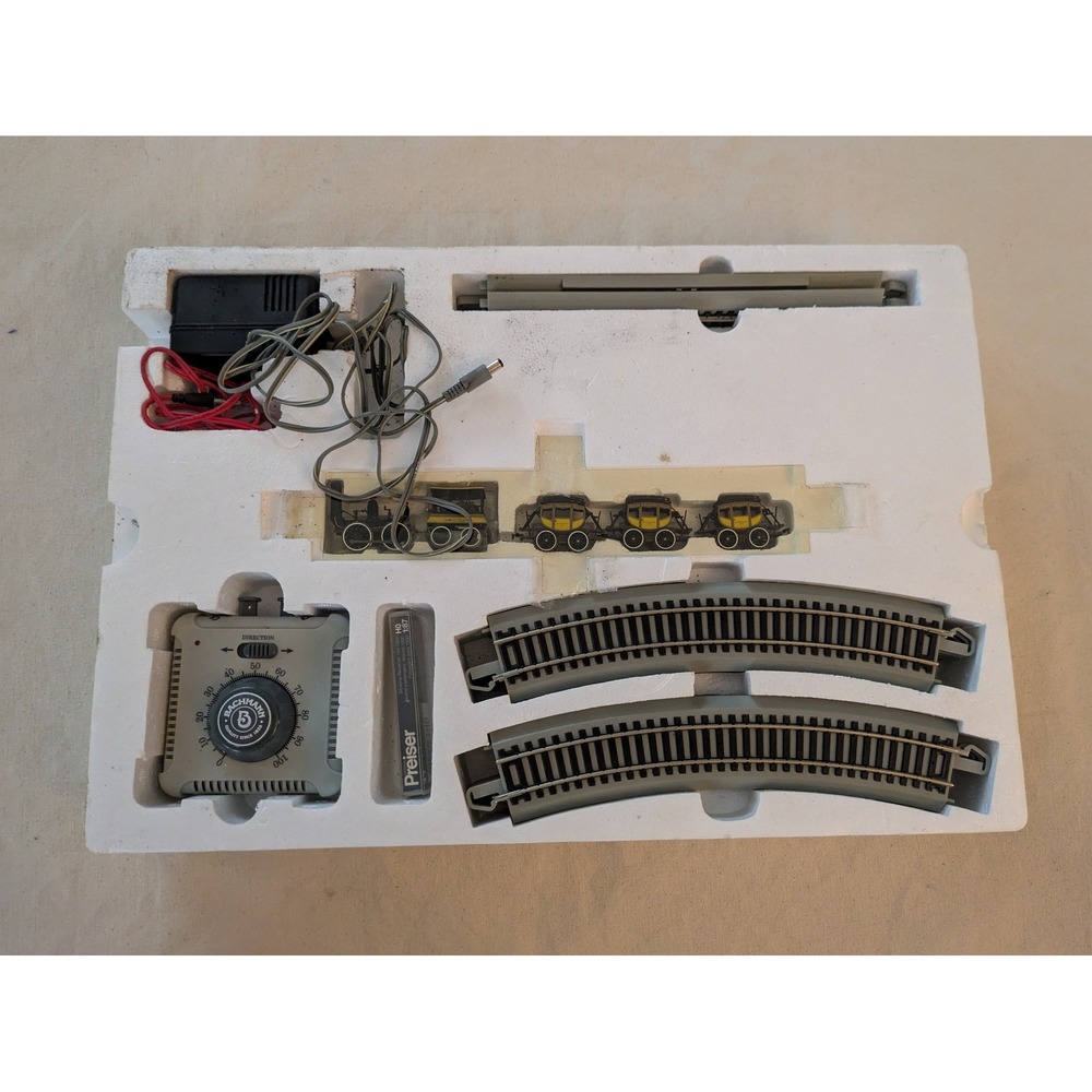 Bachmann HO Scale The DeWitt Clinton Electric Train Set with Preiser Figures